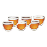 Double Wall Glass cup set