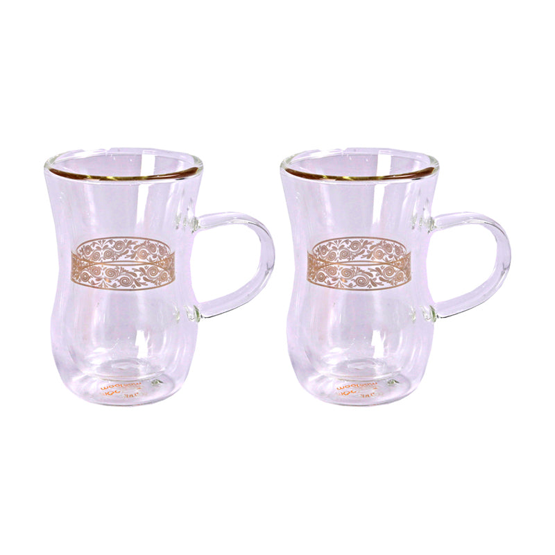 Mooloom 2Pcs Tea Cup Set 200Ml-Clear