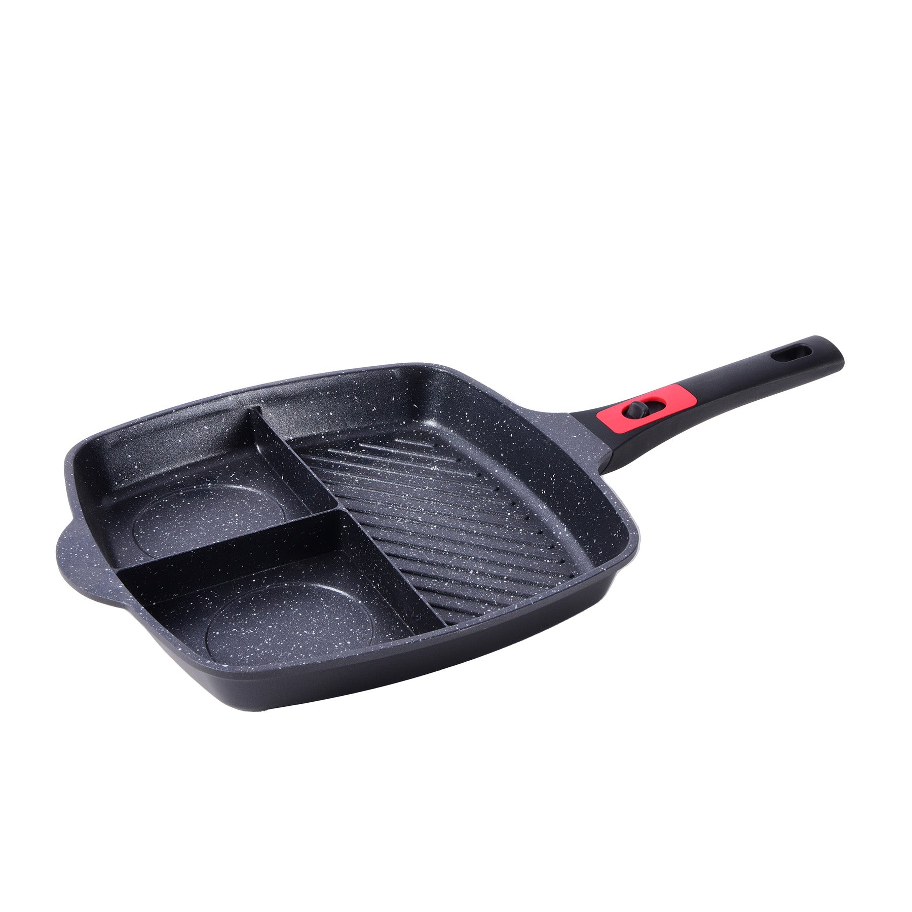 Die-Cast 3 in1 Fry Pan with Detachable Handle