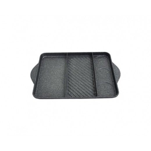 Die-Cast 5 in 1 Grill Plate 37.5X27.5X2.5 Cm
