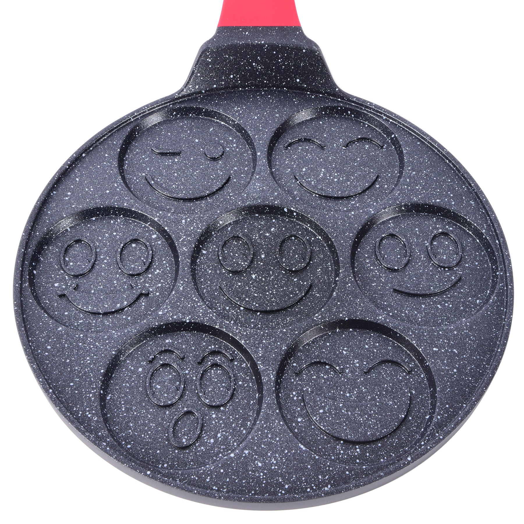 Die-Cast 7 holes emoji pancake pan