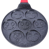 Die-Cast 7 holes emoji pancake pan