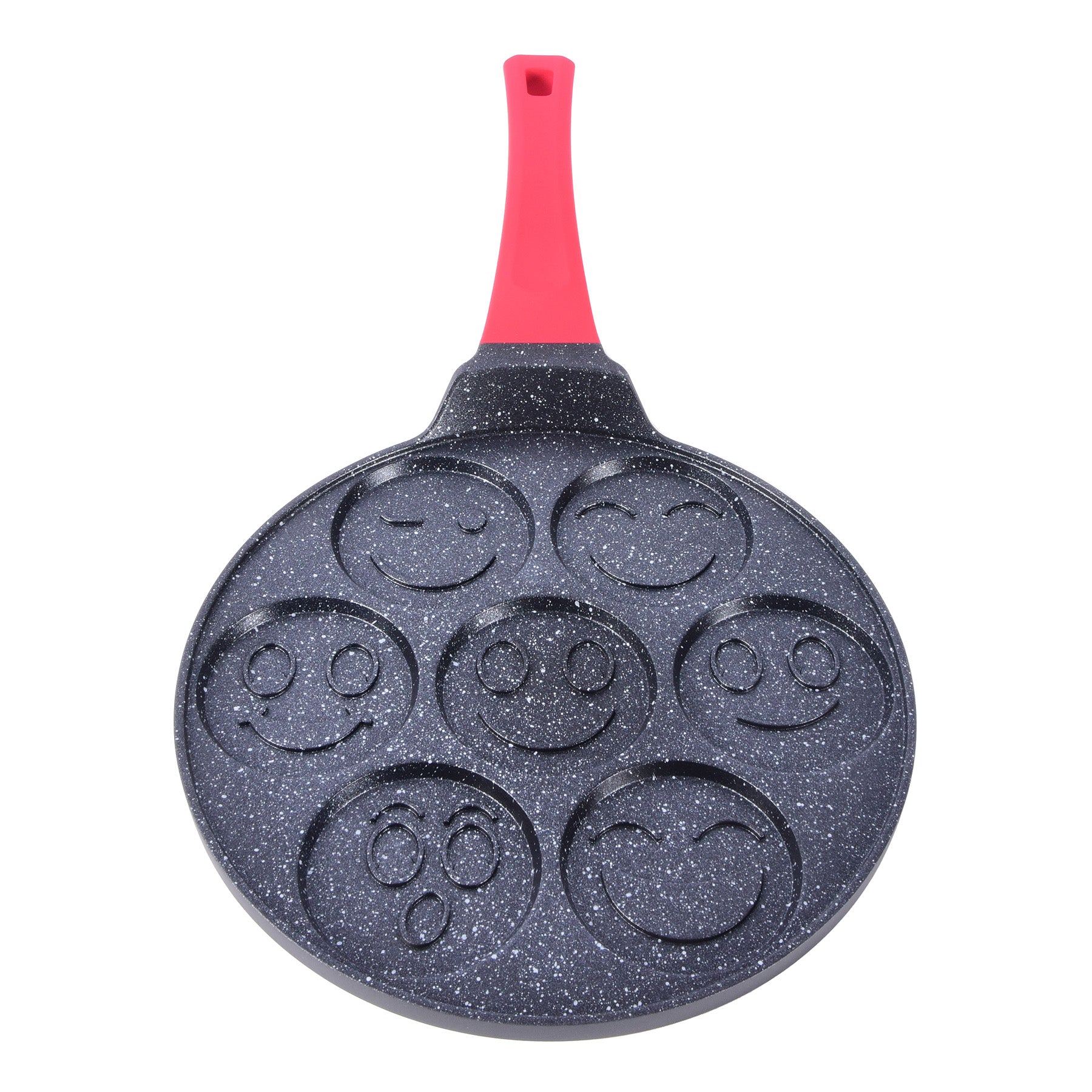 Die-Cast 7 holes emoji pancake pan