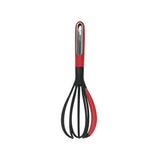 Berlinger Silicone Edge Slotted Whisk-Red-Silver