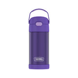 Thermos Stainless Steel Vacuum Insulated Hydration Bottle With Straw 355Ml - Purple
