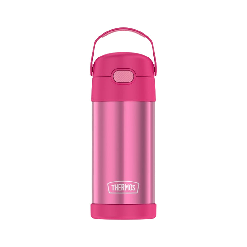 Thermos Stainless Steel Vacuum Insulated Hydration Bottle With Straw – 355 Ml-Pink