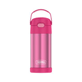 Thermos Stainless Steel Vacuum Insulated Hydration Bottle With Straw – 355 Ml-Pink