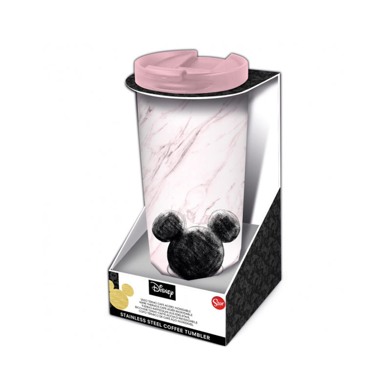 Stor Mickey Stainless Steel Insulated Tumbler 425 Ml-White