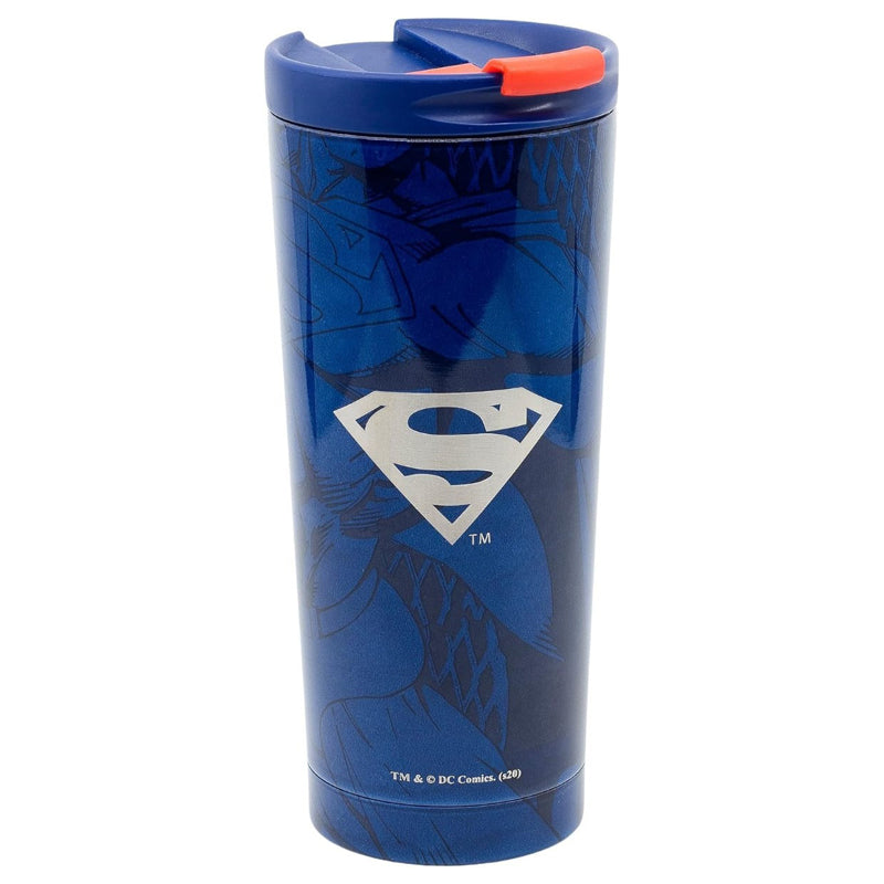 Stor Superman Insulated S/Steeltumbler 425 Ml-Blue