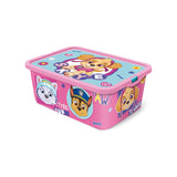 Stor Paw Patrol Girl Click Storage Box 13 Ltr-Pink