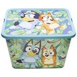 Stor Bluey Click Storage Box 23 Ltr-Blue