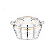 Bohara Shakila Gold Hex Hotpot 3500Ml Stainless Steel 18/10-Gold&Silver