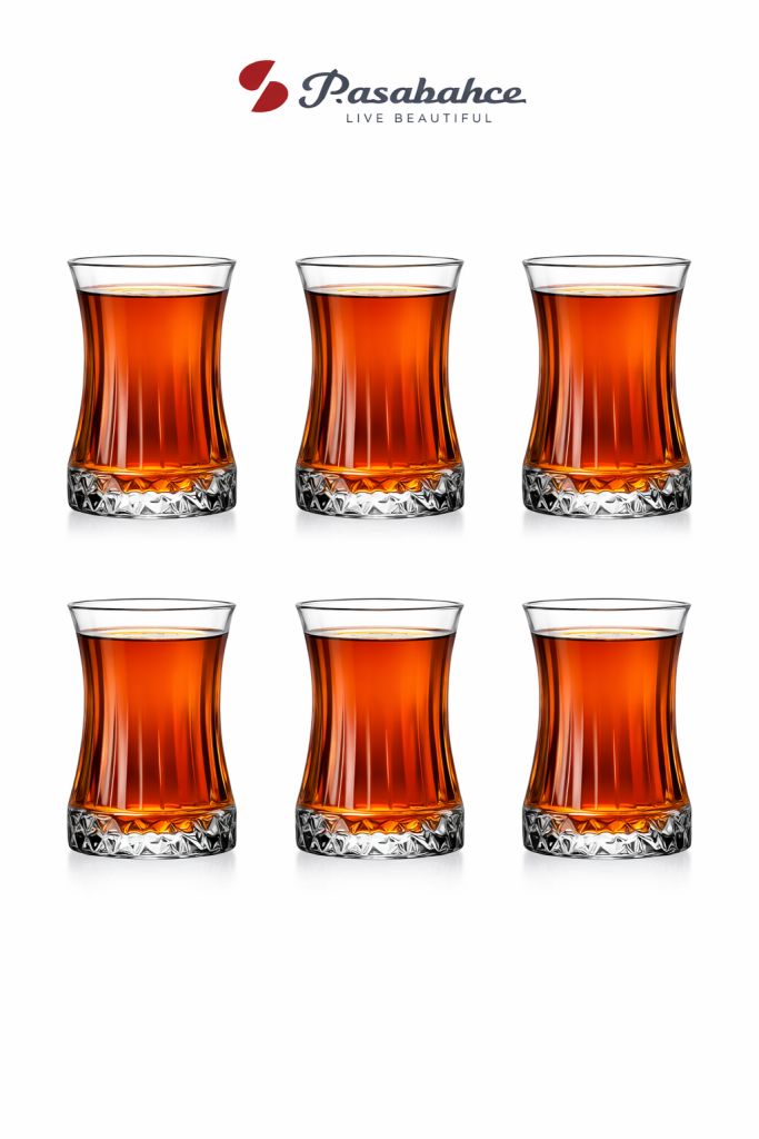 Pasabahce Tea Glass Elysia 6 Pcs Gift Box 170 Ml-Clear
