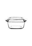 Borcam Square Casserole With Lid 2800 Ml-Clear