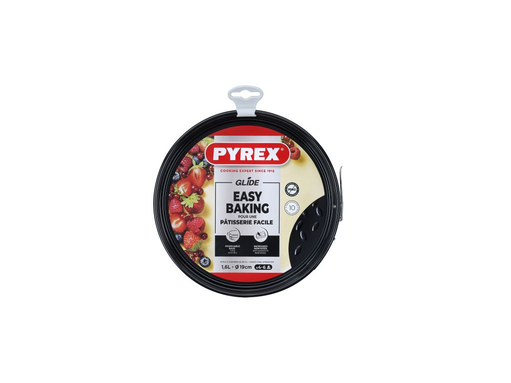 Pyrex Springform Pan 19Cm , 1.6L-Black