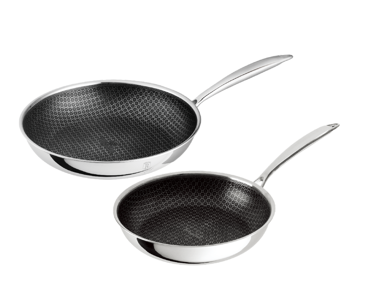 Berlinger Haus 2-Piece Eternal Pan Set, 28+24Cm-Silver