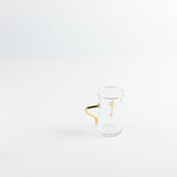 Tea And Arabic Coffee Set 19 Pcs - Pearl White + Gold