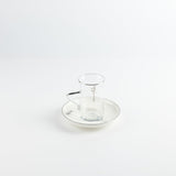 Tea And Arabic Coffee Set 19 Pcs - Pearl White + Silver