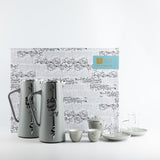 Luxury Full Hospitality Set 21 pcs - Grey + Silver
