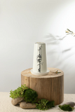 Medium Electronic Candle - Pearl White + Silver