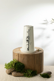 Large Electronic Candle - Pearl White + Silver