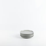 6 Plates And Stand With Acrylic Cover With Knife - Grey + Silver