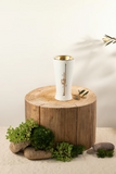 Incense Burner - Pearl White + Gold