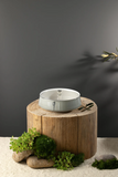 Medium Date Bowl - Grey + Silver
