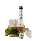 1 Bottle+6 Short Cup - Silver