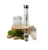 1 Bottle+6 Long Cup - Silver