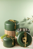 Food Warmer Set - Olive + Gold
