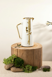 One Vacuum Flask For Tea And Coffee - Pearl White + Gold