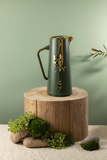 One Vacuum Flask For Tea And Coffee - Olive + Gold