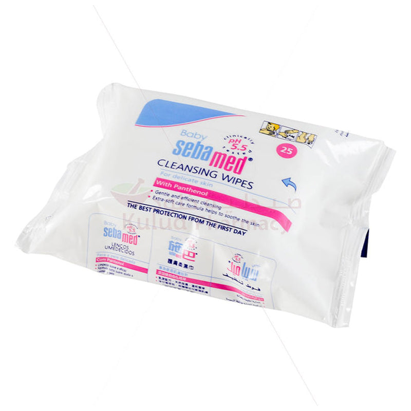 Sebamed Baby Cleansing Wipes 25Pc-White