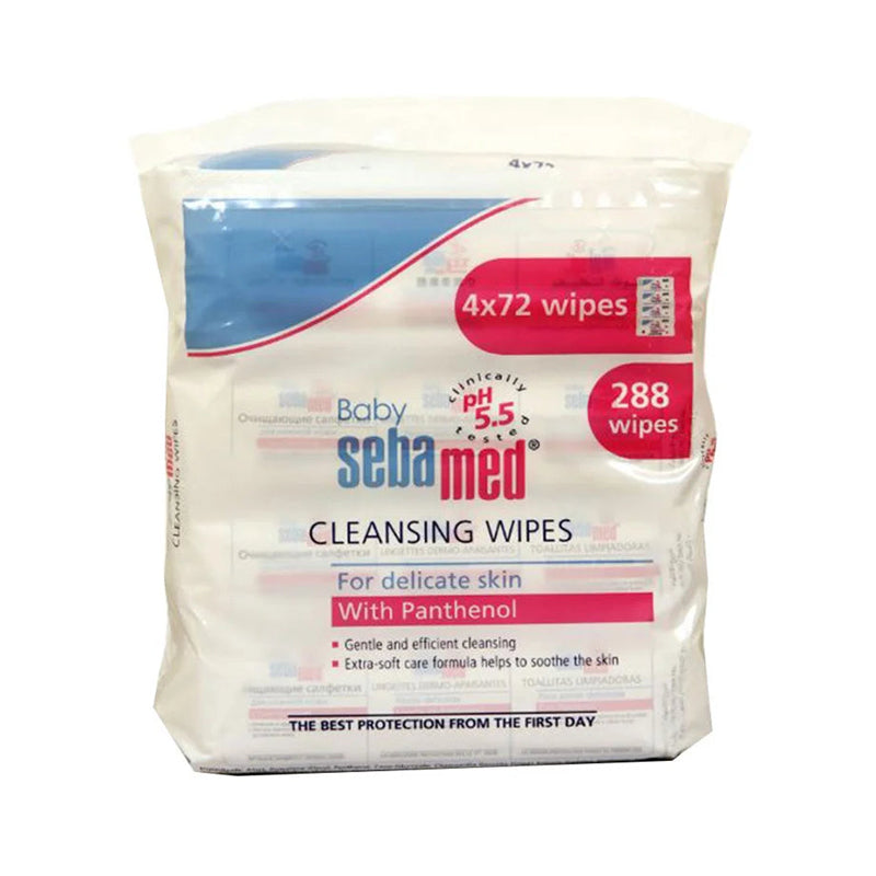 Sebamed Baby Cleansing Wipes 288Pc-White