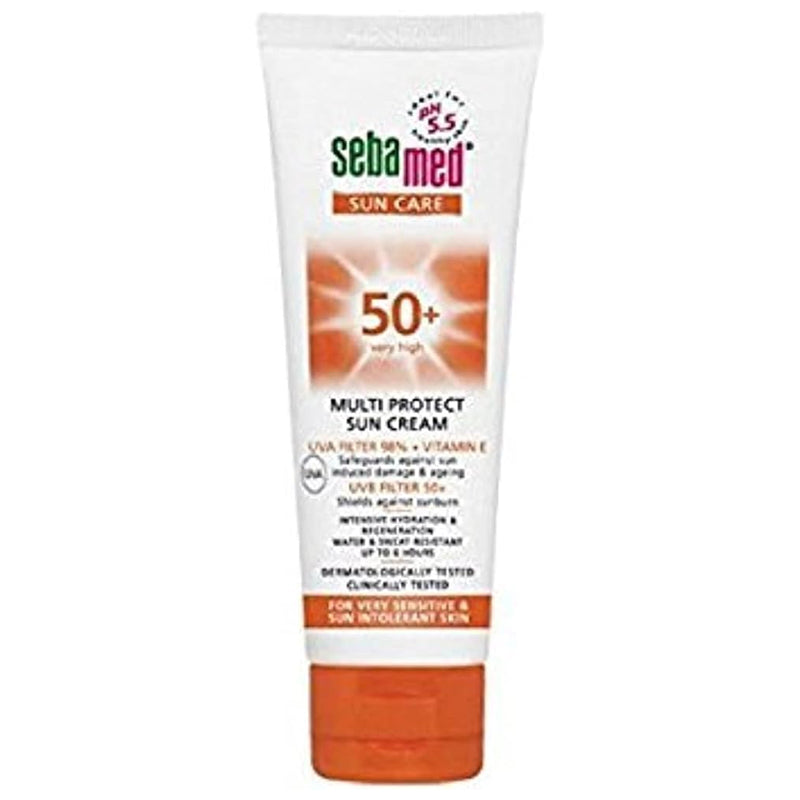 Sebamed Sun Cream 50+ High Multi Protect 75Ml-White