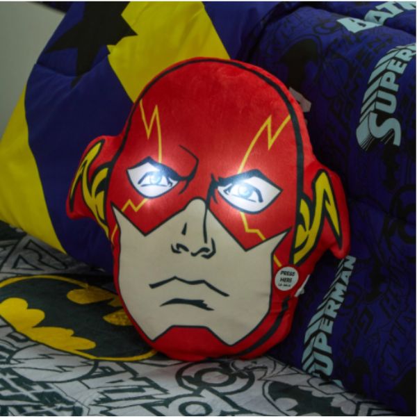 Ironman shaped cushion with LED lights