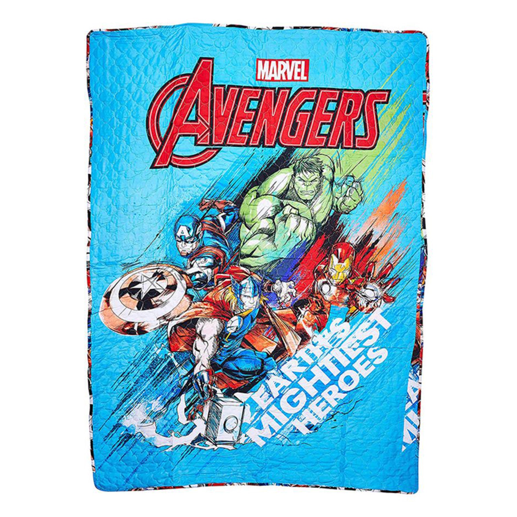 Marvel avengers quilted bedspread