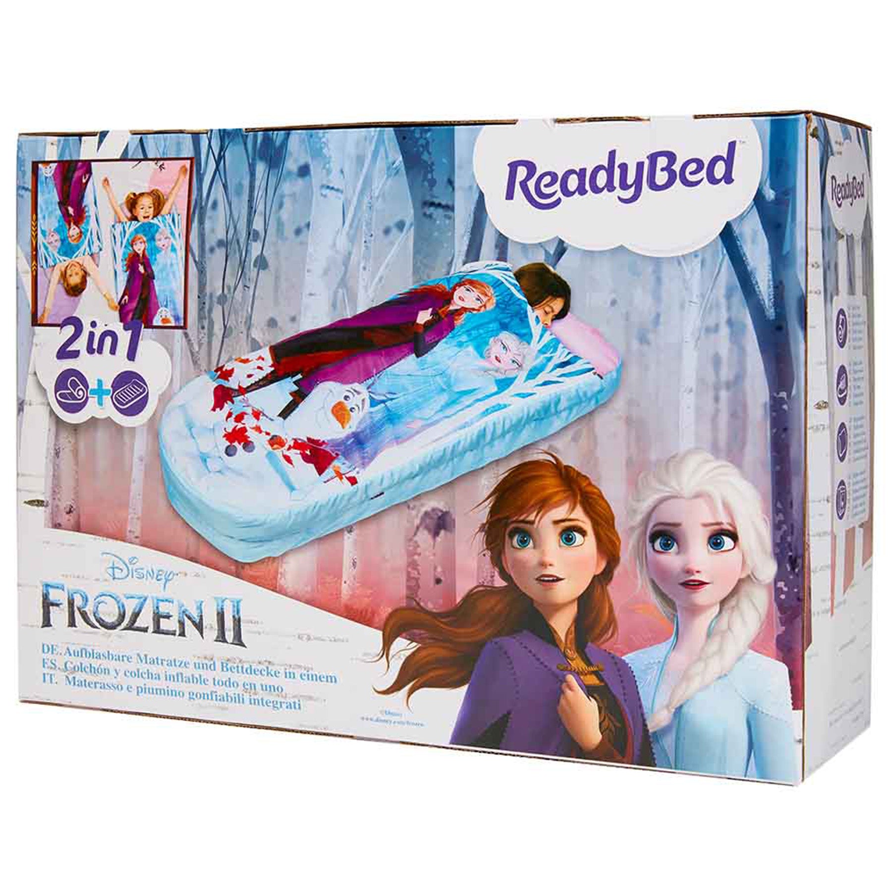 2 in 1 Princess sleeping bag & inflatable air bed