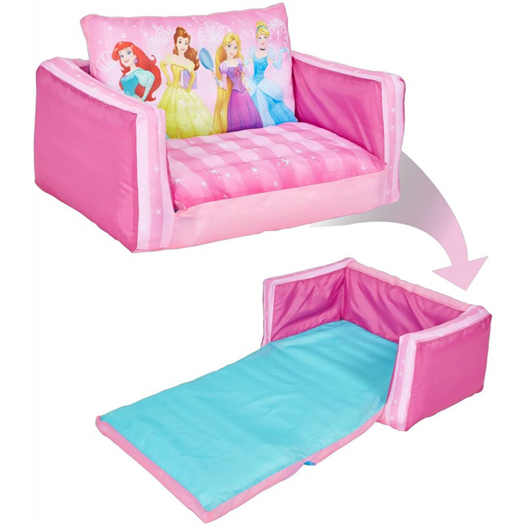 2 in 1 princess sofa & inflatable chair