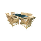 Flexy 6Pc Rolex Sofa Set With Cappuccino Cushion - Beige