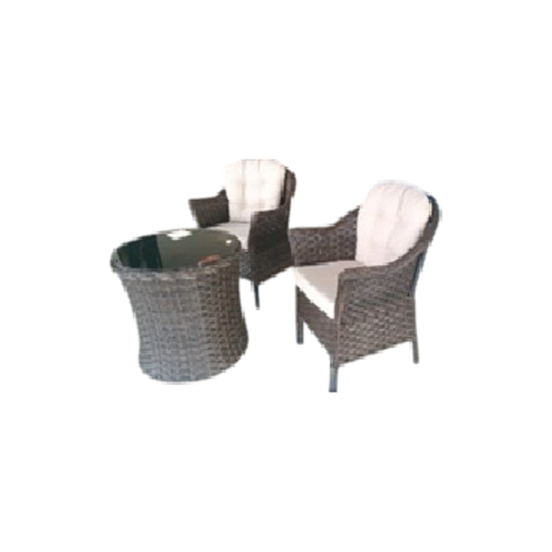 3Pc Nova X Tea Set With Cushion - Gray