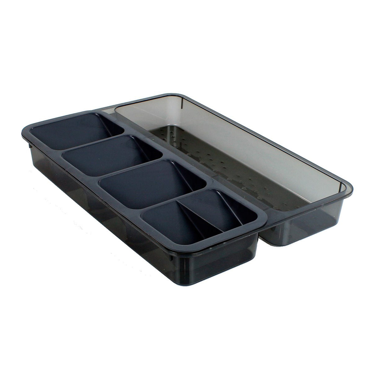 Smart Organizer 2 Line Cutlery- Grey Color