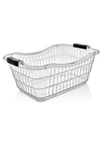 Square Laundry Basket 68x38x28.5 cm- Clear