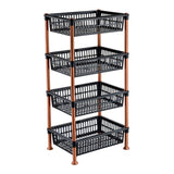 Wheeled Nostalgia Shelf - Black