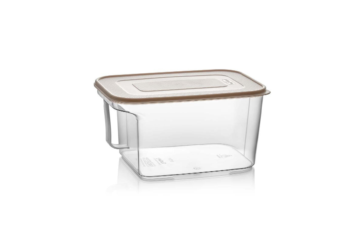 Carrier Deep Storage Box With Handle 1.7 L - Clear