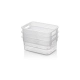 Plastic Kitchen Organiser Set 11X16X11.5Cm - White