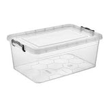 Plastic Multipurpose Storage Box 5.5Ltr-Shallow - Clear