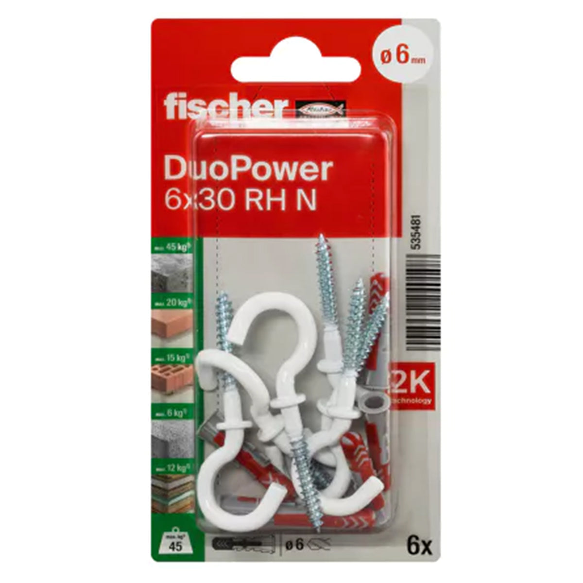 DuoPower- RH with round hook, nylon coated