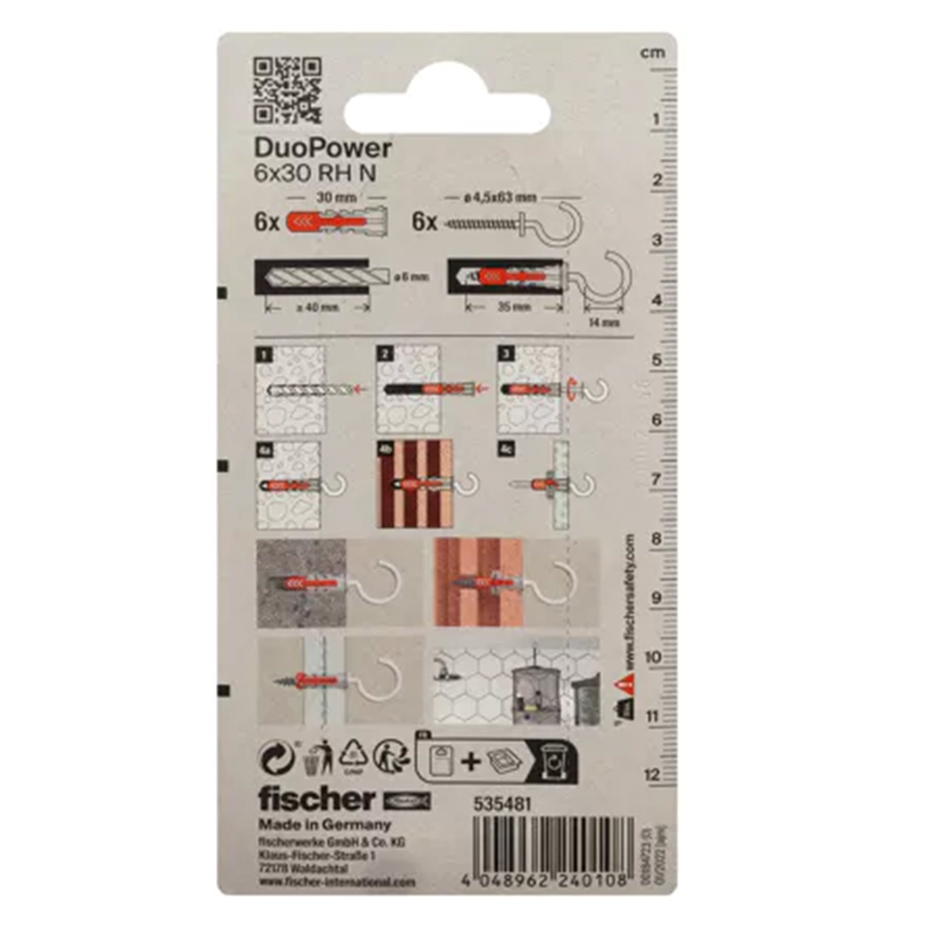 DuoPower- RH with round hook, nylon coated